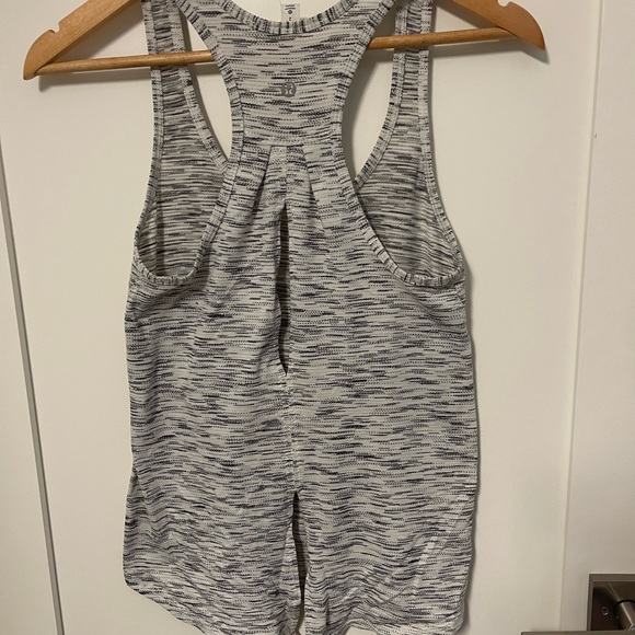 Lululemon white and grey heathered athletic tank - Picture 2 of 2